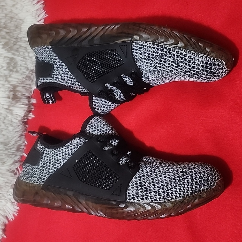 Indestructible Black and Gray Athletic Sneakers